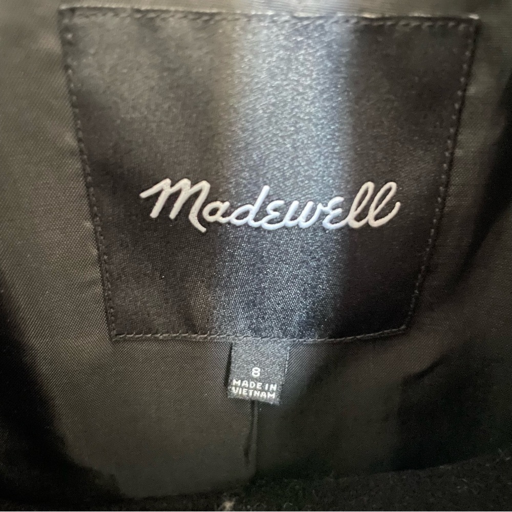 Madewell Black Cape Coat - Picture 3 of 6